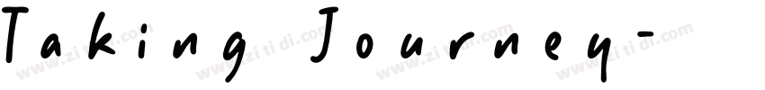 Taking Journey字体转换